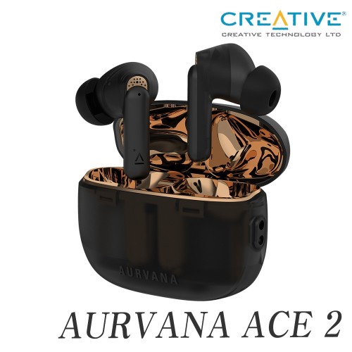 [Creative] 크리에이티브 AURVANA ACE 2 BLACK aptX Lossless 코덱 블루투스이어폰